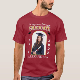 T-shirt Graduate Photo Graduation Félicitations sur mesur