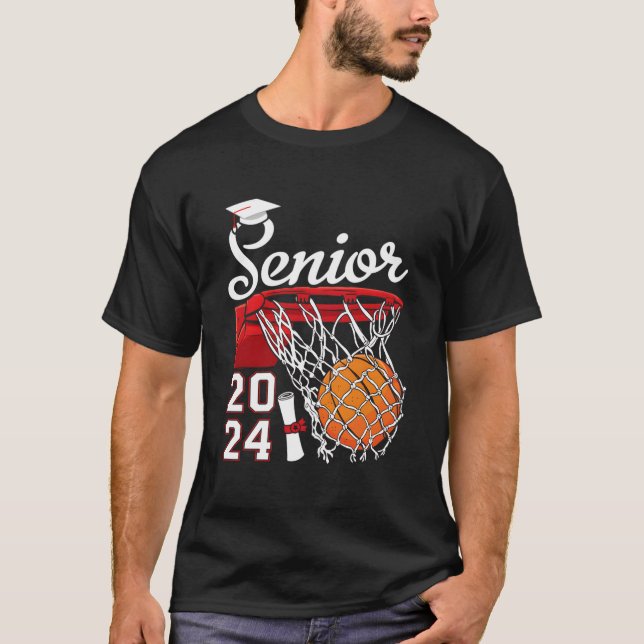 T-shirt Graduate Senior Class 2024 Graduation Basketball P (Devant)