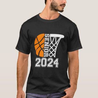 T-shirt Graduate Senior Class Of 2024 Basketball Player Gr