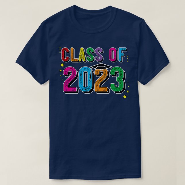 T-shirt Graduation Classe Supérieure De 2023 (Design devant)