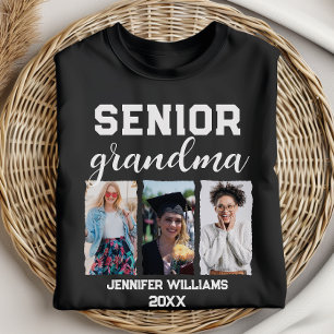 T-shirt Graduation de grand-mère personnalisée Photo et no
