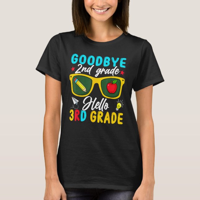 T-shirt Graduation Goodbye 2nd Grade Hello 3rd Grade Back  (Devant)