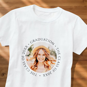 T-shirt Graduation La classe de 20XX moderne photo simple
