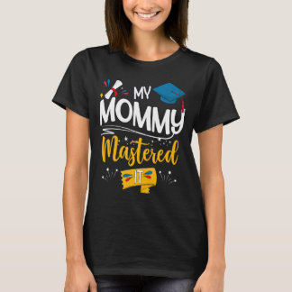 T-shirt Graduation Ma maman Maîtrise Il Fier Maman
