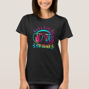 T-shirt Graduation Paix Déconnexion Septième 7e Cravate de