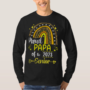 T-shirt Graduation Supérieure Fier Papa D'Une Pluie Supéri