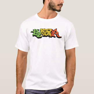 T-shirt Graf Rasta Shirt avec des couleurs de reggae