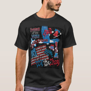 T-shirt Graffiti américain