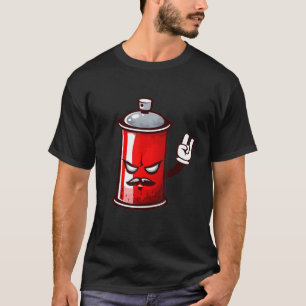 T-shirt Graffiti Art Art Engry Color Spray Paint Graffi