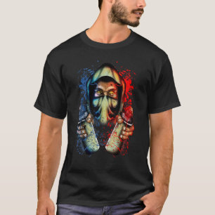 T-shirt Graffiti Artiste Avec Canettes En Spray Tagger Str