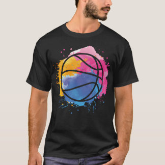 T-shirt Graffiti Basketball Art Basketball Player Love Bas