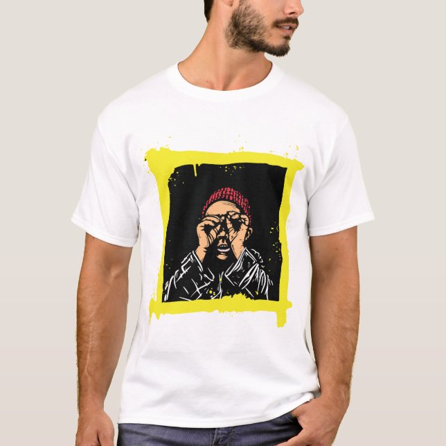 T-shirt Graffiti cool Illustration Art, Fantastique Chemis (Devant)