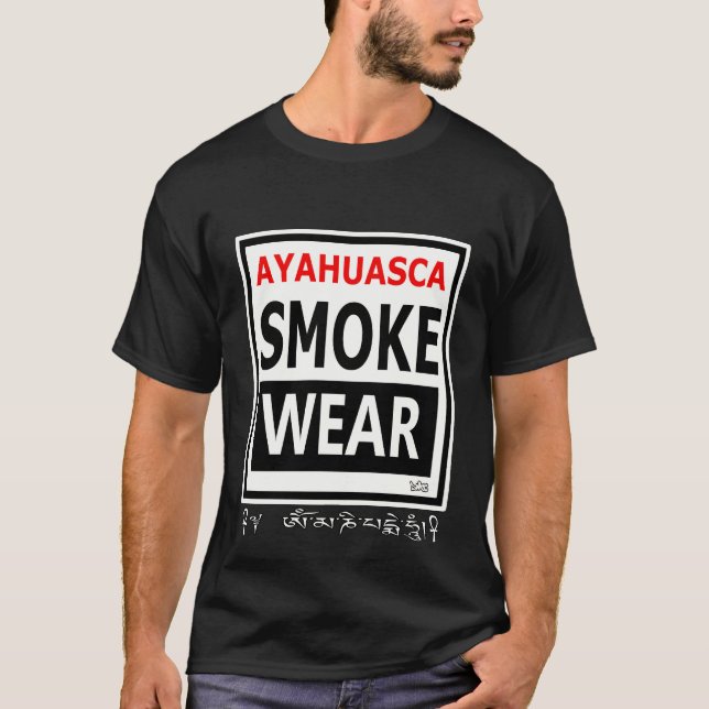 T-SHIRT GRAFFITI DE CHANT RELIGIEUX DE DMT DE VISION (Devant)