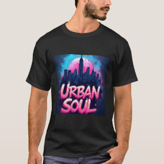 T-shirt Graffiti de l'Âme urbaine | Neon Streetwear Digita