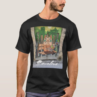 T-shirt Graffiti de rue de Barcelone