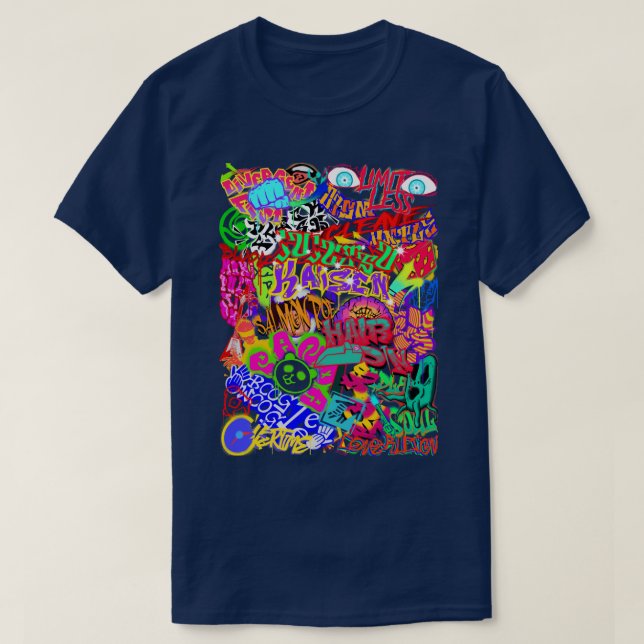 T-shirt Graffiti de sorciers (Design devant)