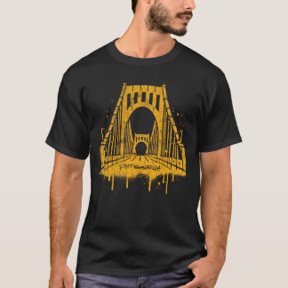 T-shirt Graffiti du pont de Pittsburgh