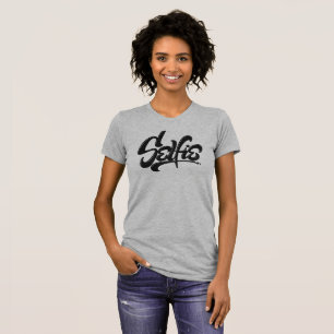 T-shirt Graffiti en carton SELFIE Street Art Letters