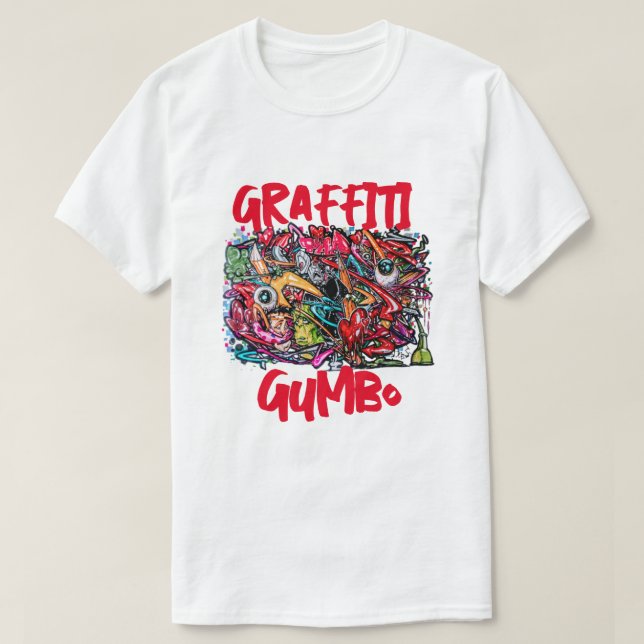 T-shirt Graffiti Gumbo (Design devant)