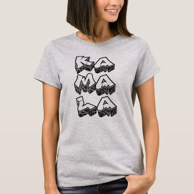 T-shirt Graffiti Kamala Harris (Devant)