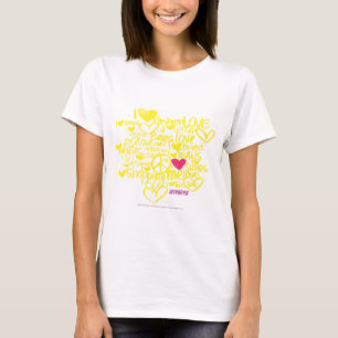 T-shirt Graffiti Magenta-Jaune