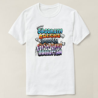 T-shirt Graffiti NYC 5 Boroughs