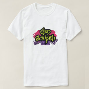 T-shirt Graffiti Old School