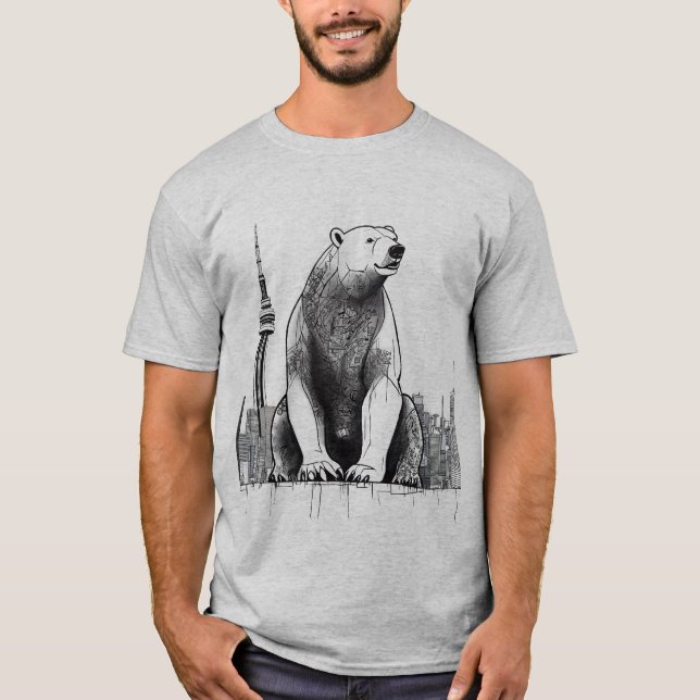 T-shirt Graffiti Ours polaire (Devant)