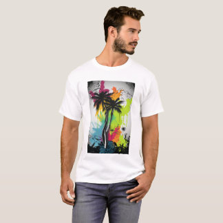T-shirt Graffiti Palm Tree