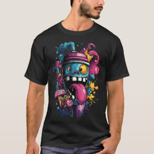 T-shirt Graffiti Pas de Casquette Spray Can Streetwear T-s
