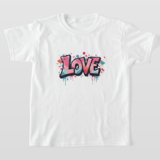 T-shirt Graffiti Pastel Love Bombe