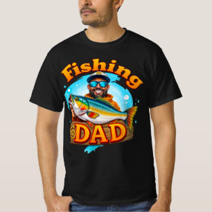 T-shirt Graffiti pêche papa poisson
