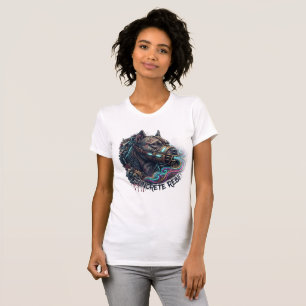 T-Shirt Graffiti Pitbull Concrete Rebel