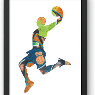t-shirt graffiti Silhouette Basket