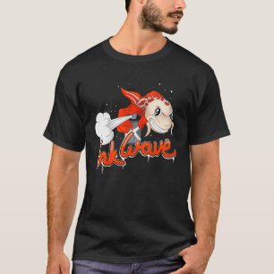 T-shirt Graffiti Sprayer Koi Fish Street Style