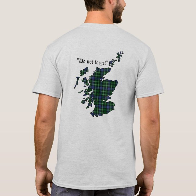 T-shirt Graham Clan Adulte (Dos)