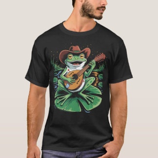T-shirt Graine de grenouille jouant de la mandoline Bluegr