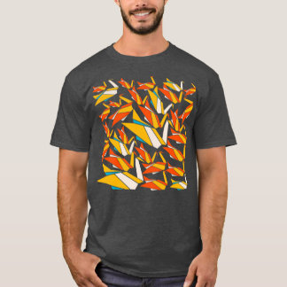 T-shirt Graines en papier jaune