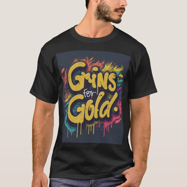 T-shirt Grains pour or (Devant)