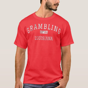 T-shirt Grambling Louisiana LA Vintage