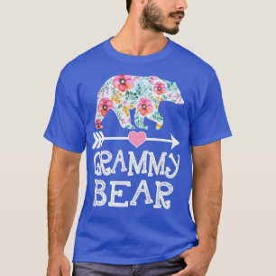 T-shirt Grammy Bear Shirt Floral Family Mother's Day Gifts