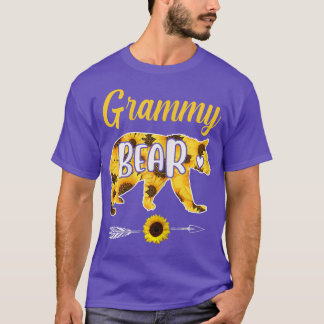 T-shirt Grammy Bear Tournesol Mère Père Famille