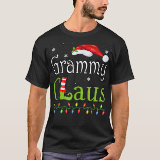 T-shirt Grammy Claus Funny Family Père Noël Pajamas