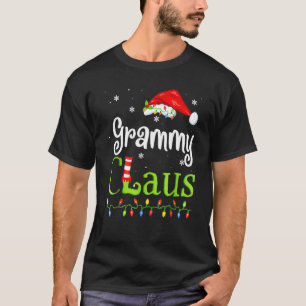 T-shirt Grammy Claus Pajama de Noël Famille Correspondant 