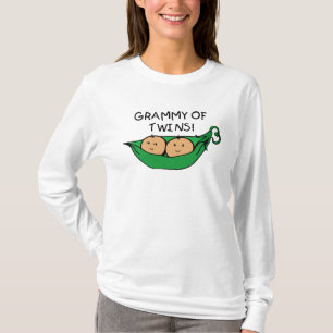 T-shirt Grammy de cosse de jumeaux