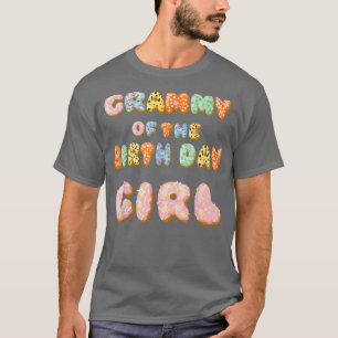 T-shirt Grammy de Donut mignonne Anniversaire Fille Douce