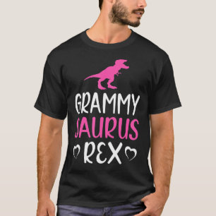 T-shirt Grammysaurus Rex Dinosaur Grammy Saurus Famille