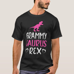 T-shirt Grammysaurus Rex Dinosaur Grammy Saurus Famille