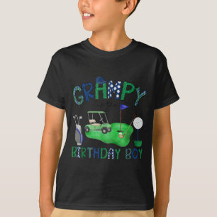 T-shirt Grampy du garçon d'anniversaire trou en un golf am