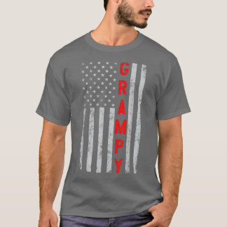 T-shirt Grampy Funny Fête des pères Vintage Amérique patri